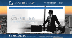 Desktop Screenshot of castrolaw.com